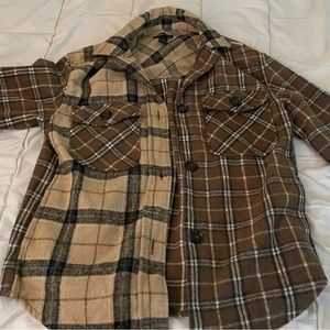 Cute flannel size small